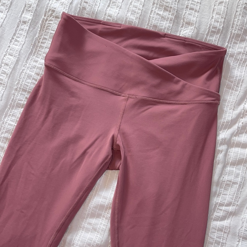 Pink Criss Cross Lululemon Leggings